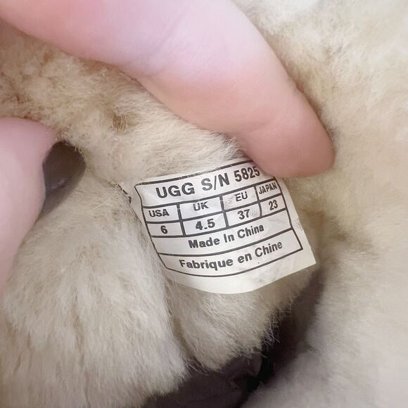 UGG Australia Womens Classic Shearling Boot Tan Women's Size 6 - Picture 4 of 8